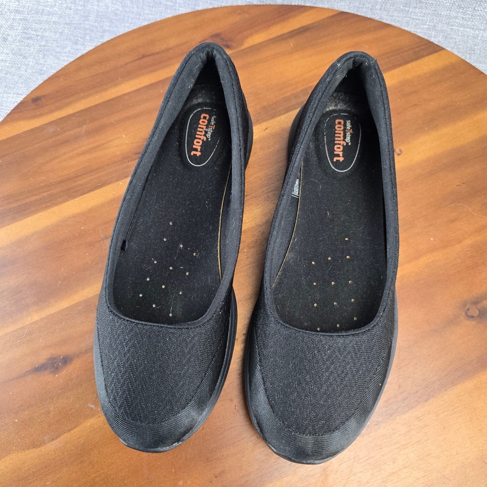 SafeTstep Comfort Black Slip Resistant Work Pumps Shoes Women's Size 9.5 - Picture 8 of 15